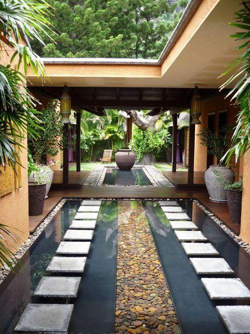 61 Ideias de decoração de jardim - Pedra São Tomé - Pedras Decorativas